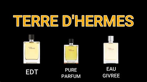 terre d hermes parfum vs toilette|edt vs terre d'hermes.